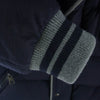 MONCLER モンクレール 220914137500 BRESLE ウール ダウン ジャケット ネイビー系【中古】