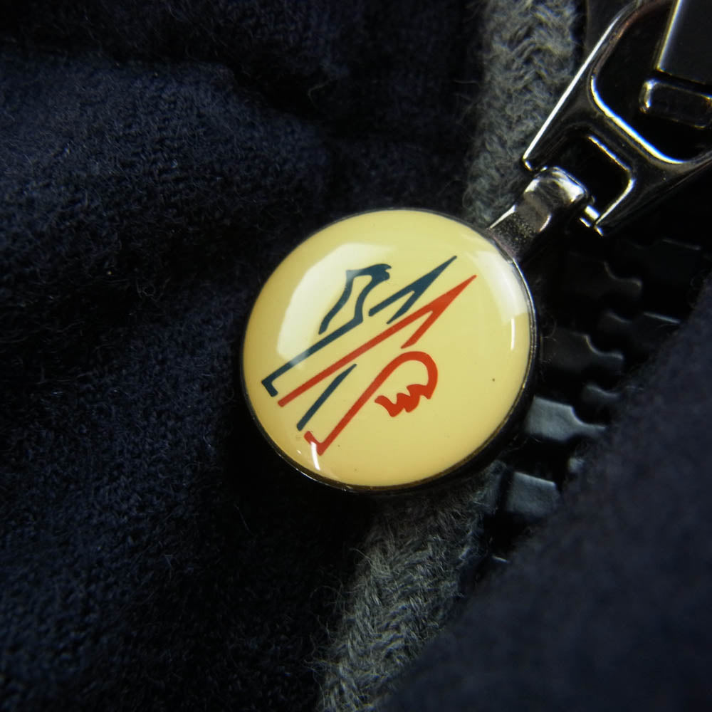 MONCLER モンクレール 220914137500 BRESLE ウール ダウン ジャケット ネイビー系【中古】