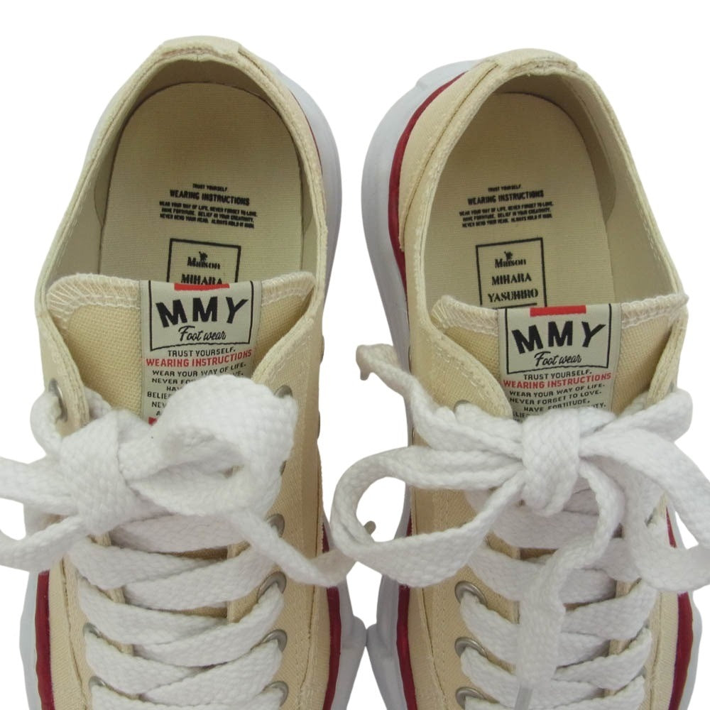 Maison MIHARA YASUHIRO メゾンミハラヤスヒロ A04FW729 PETERSON ピーターソン スニーカー Natural 43【新古品】【未使用】【中古】
