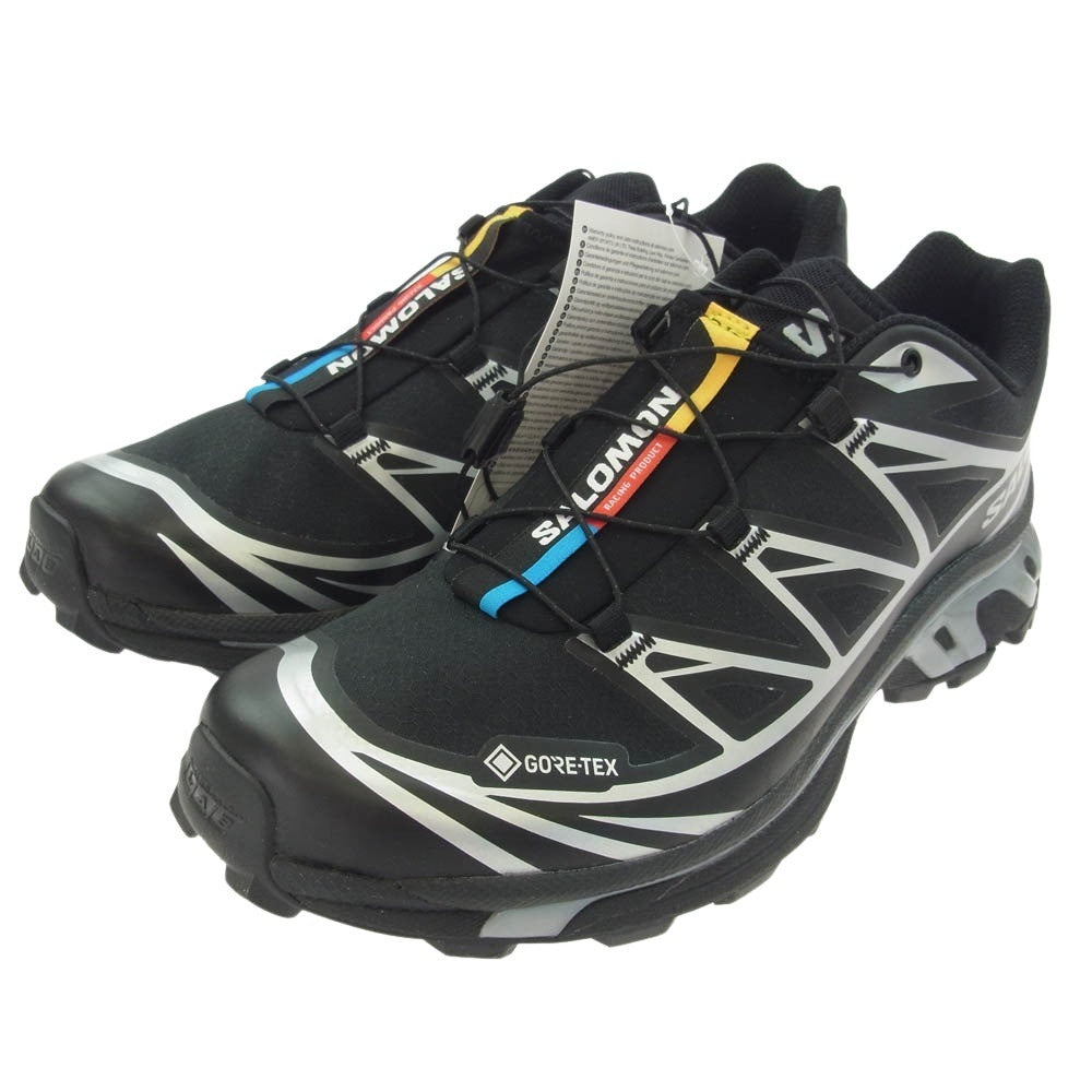 サロモン 474506 XT-6 GTX GORE-TEX Black Footwear Silver ゴアテックス スニーカー ブラック系 26.5cm【新古品】【未使用】【中古】