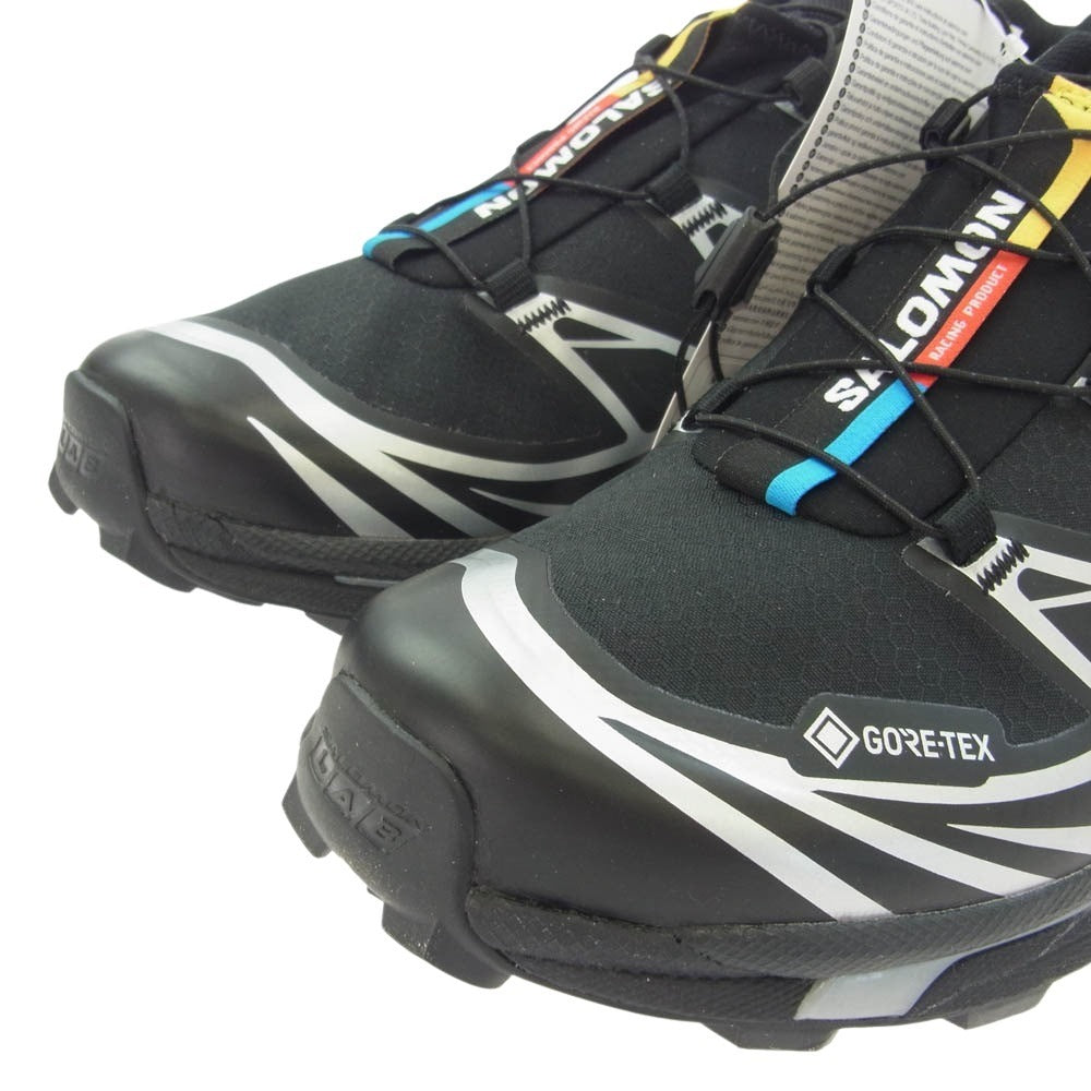 サロモン 474506 XT-6 GTX GORE-TEX Black Footwear Silver ゴアテックス スニーカー ブラック系 26.5cm【新古品】【未使用】【中古】