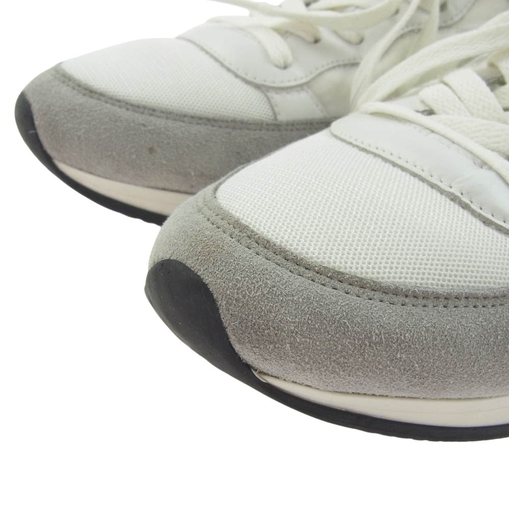 PHILIPPE MODEL フィリップモデル TZLU WL03 TROPEZ MONDIAL スエード切替 ローカット スニーカー ホワイト系 ブラック系 41【中古】