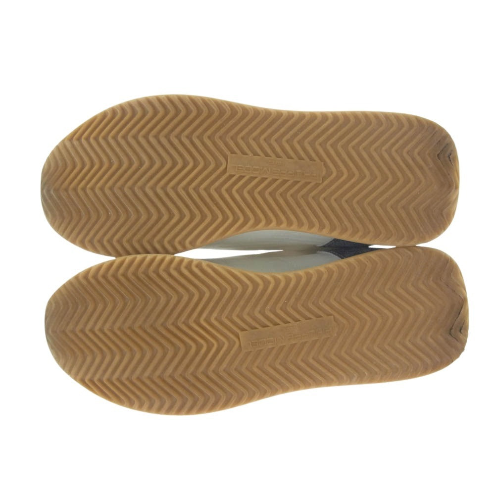 PHILIPPE MODEL フィリップモデル TZLU WL03 TROPEZ MONDIAL LAVE NEON BLANC GRIS ローカット スニーカー ホワイト系 41【中古】