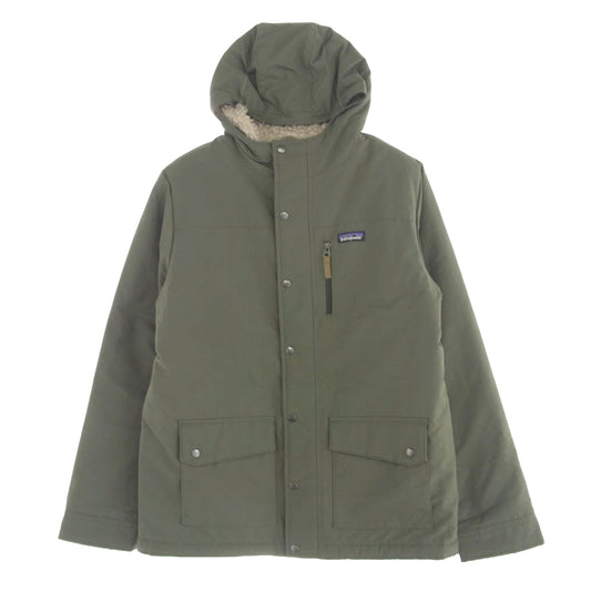 patagonia パタゴニア 68460FA19 BOYS INFURNO JACKET ボーイズ インファーノ ナイロン ジャケット 裏地ボア カーキ系 XXL【中古】