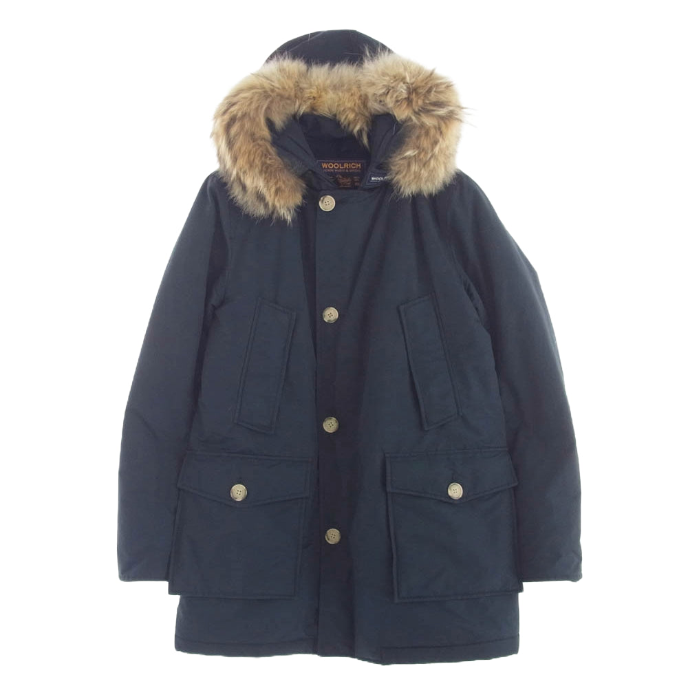 WOOLRICH ウールリッチ 1502398 アークティック パーカー 中綿 ジャケット ファー フード グリーン系 M【中古】