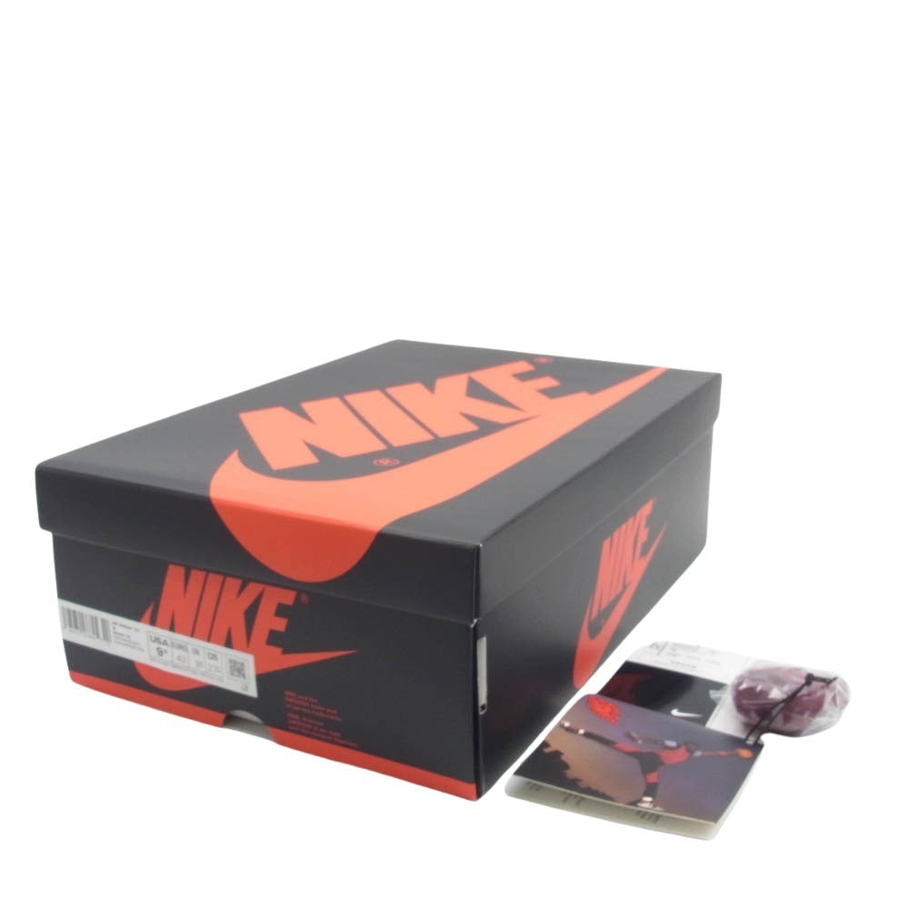 NIKE ナイキ BQ4422-161 AIR JORDAN 1 HI 85 AJ1 エアジョーダン 1 ハイ 85 ハイカット スニーカー ホワイト系 レッド系 27.5cm【中古】