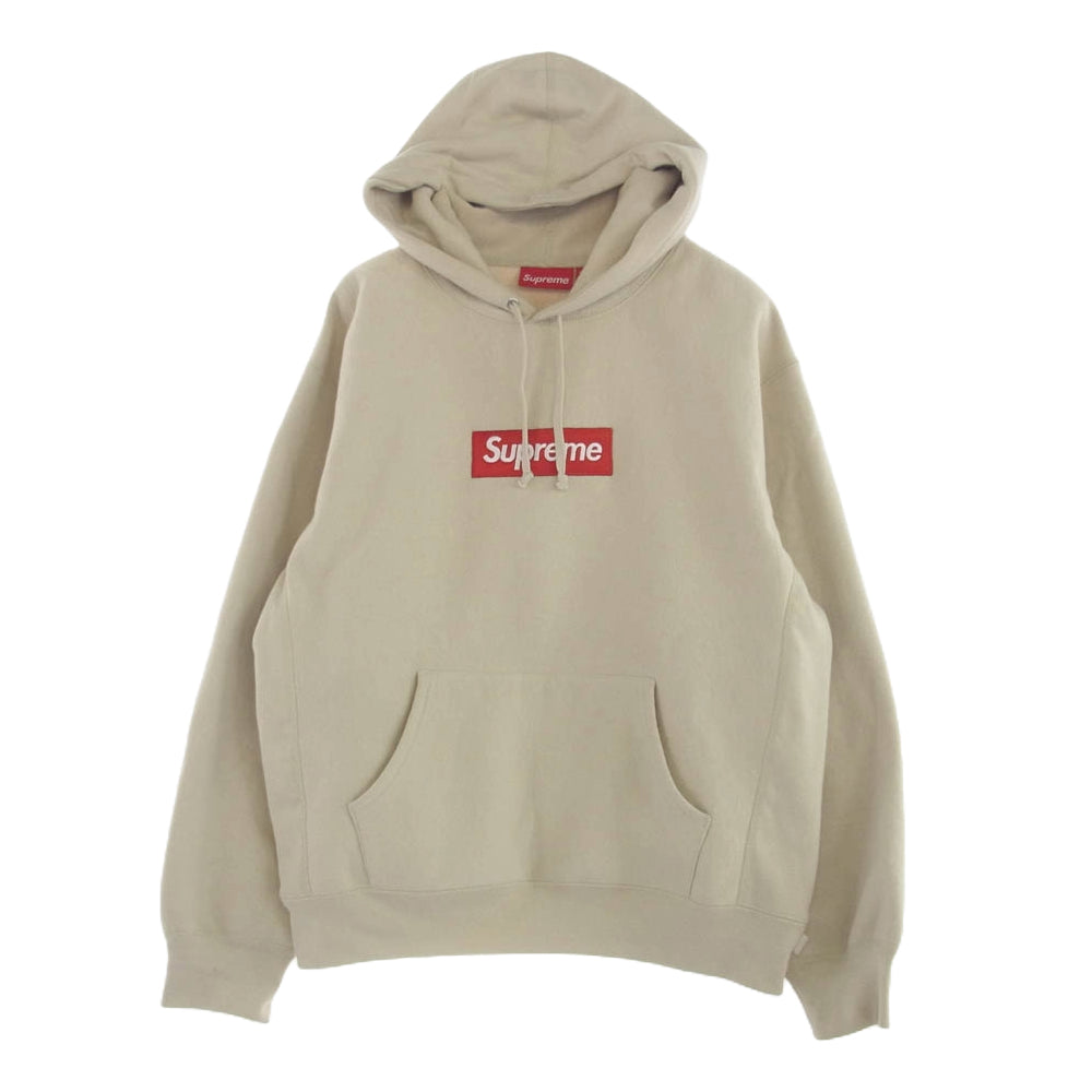 Supreme シュプリーム 24AW Box Logo Hooded Sweatshirt ボックスロゴ フーデッド スウェット パーカー フーディ Stone M【新古品】【未使用】【中古】