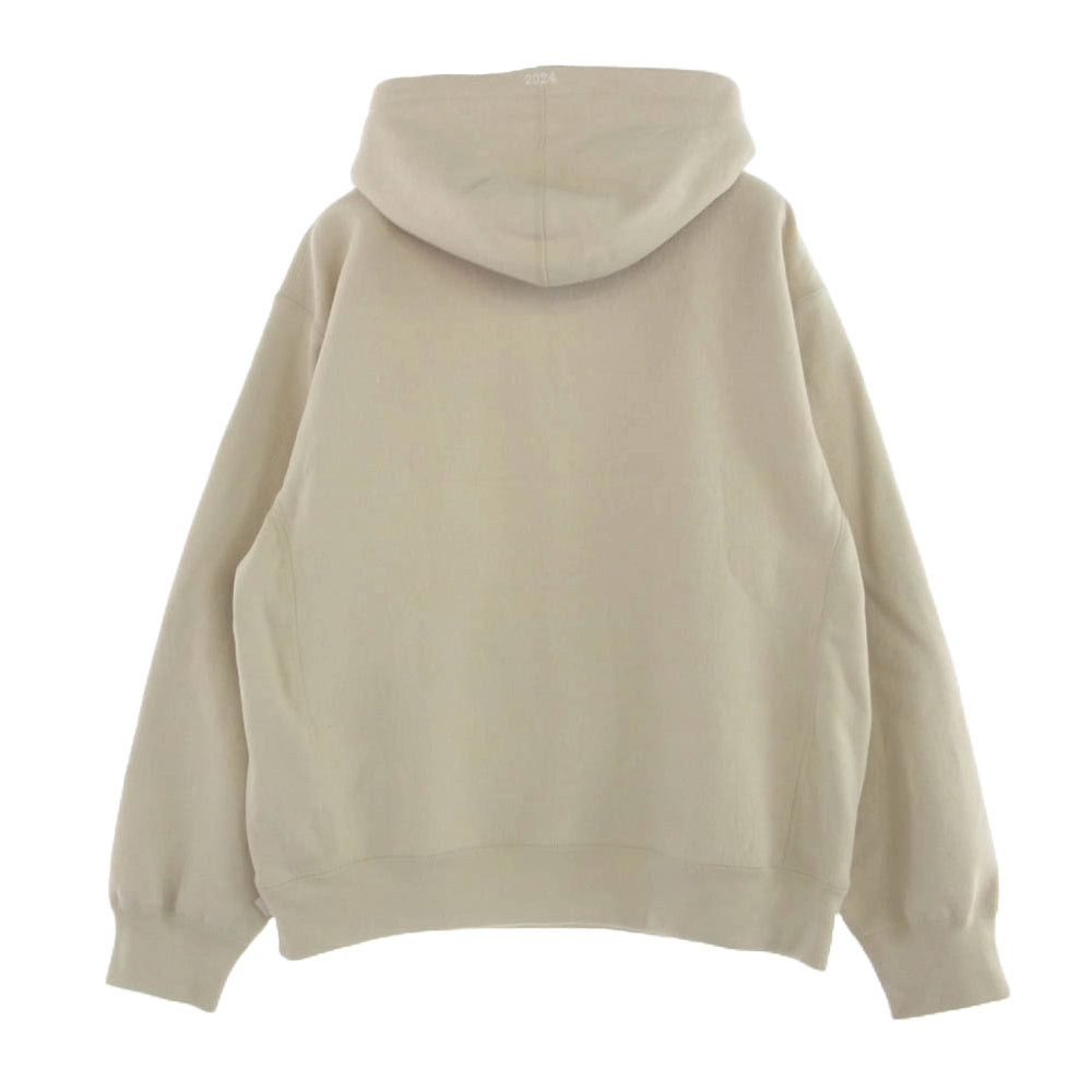 Supreme シュプリーム 24AW Box Logo Hooded Sweatshirt ボックスロゴ フーデッド スウェット パーカー フーディ Stone M【新古品】【未使用】【中古】