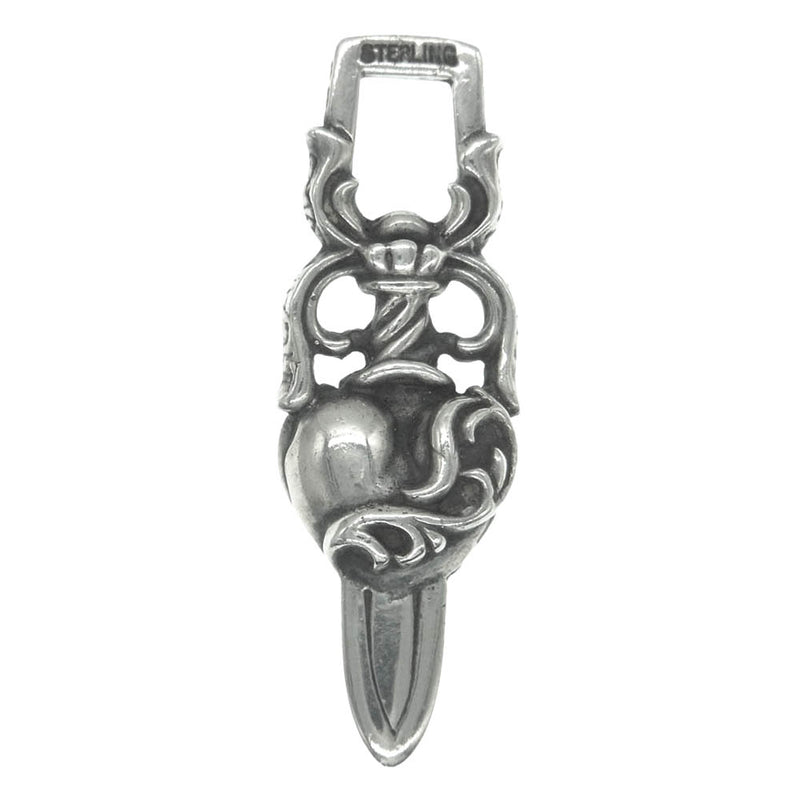 CHROME HEARTS クロムハーツ（原本無） DAGGER HEART ダガーハート ペンダント トップ シルバー系【中古】