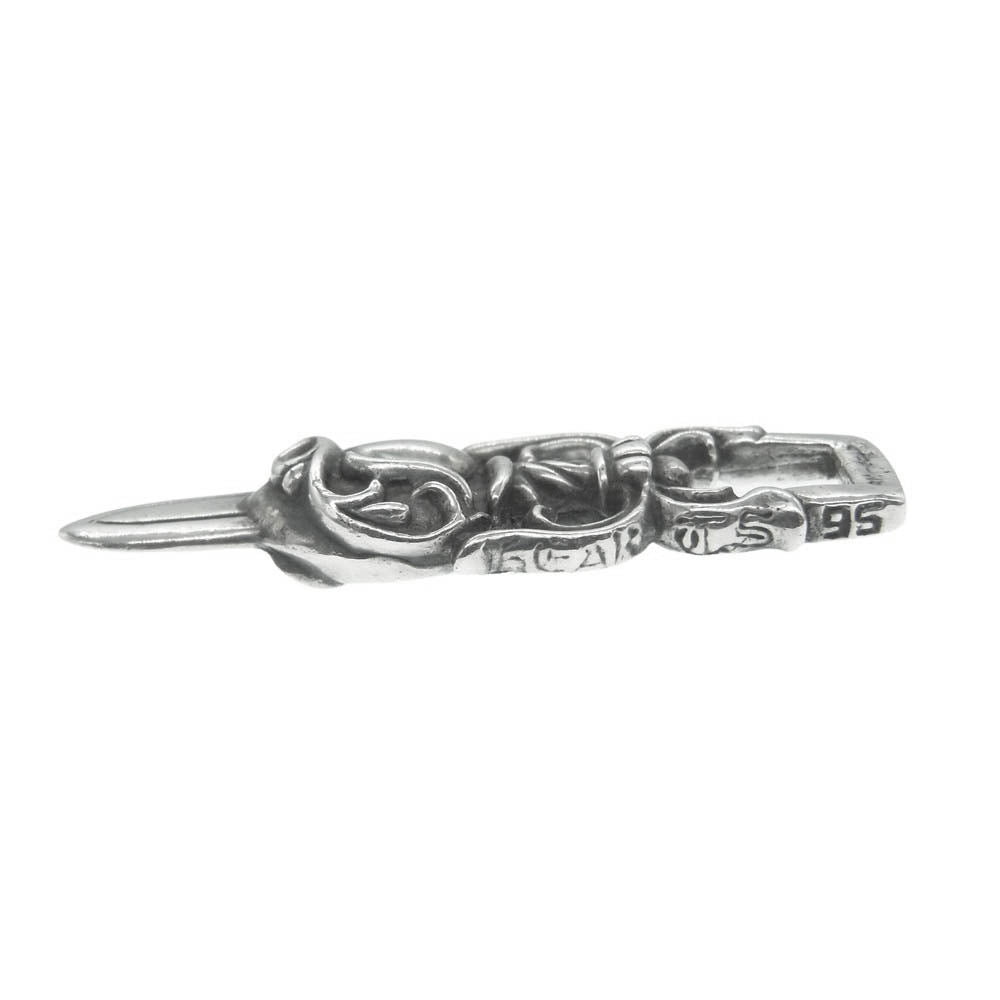 CHROME HEARTS クロムハーツ（原本無） DAGGER HEART ダガーハート ペンダント トップ シルバー系【中古】