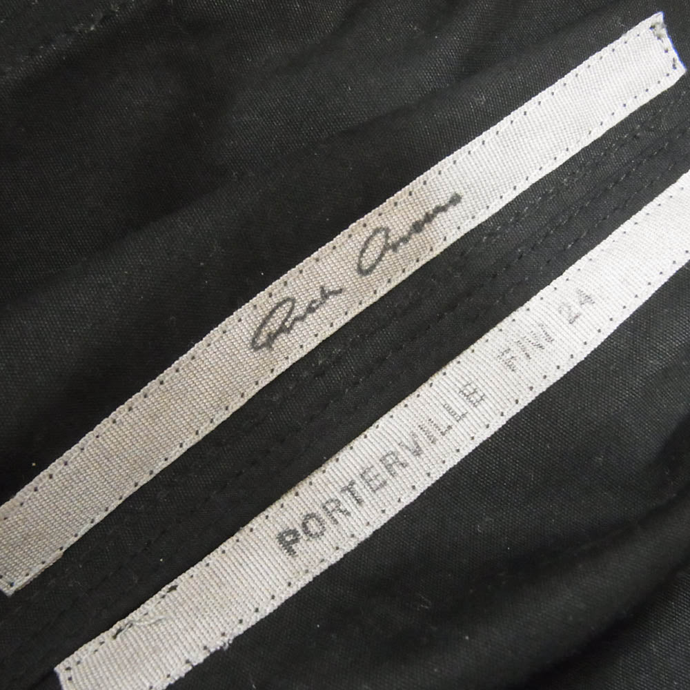 Rick Owens リックオウエンス RU02D6378-TE dietrich drawstring pants ドローストリング パンツ ブラック系 52【美品】【中古】