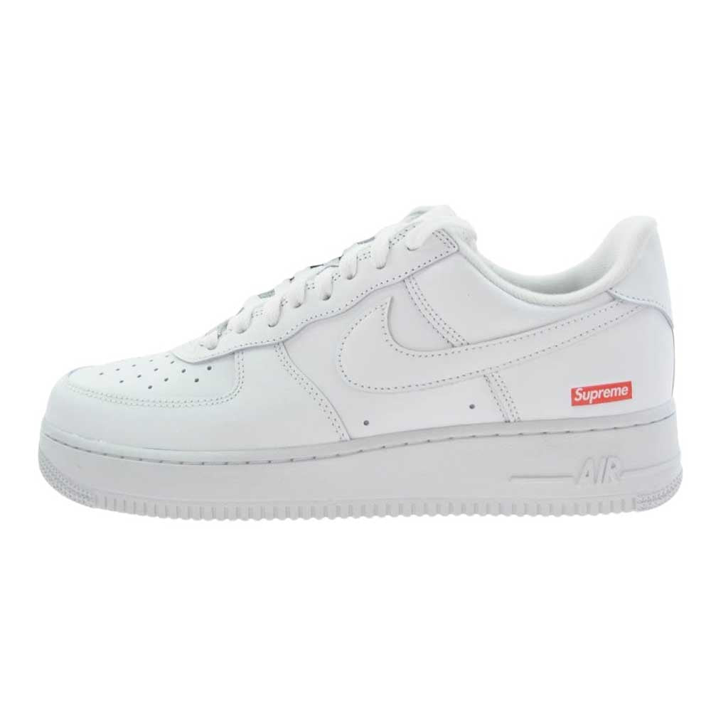 Supreme シュプリーム CU9225-100 × NIKE AIR FORCE 1 LOW エアフォース 1 ローカットスニーカー ホワイト ホワイト系 27 cm【新古品】【未使用】【中古】