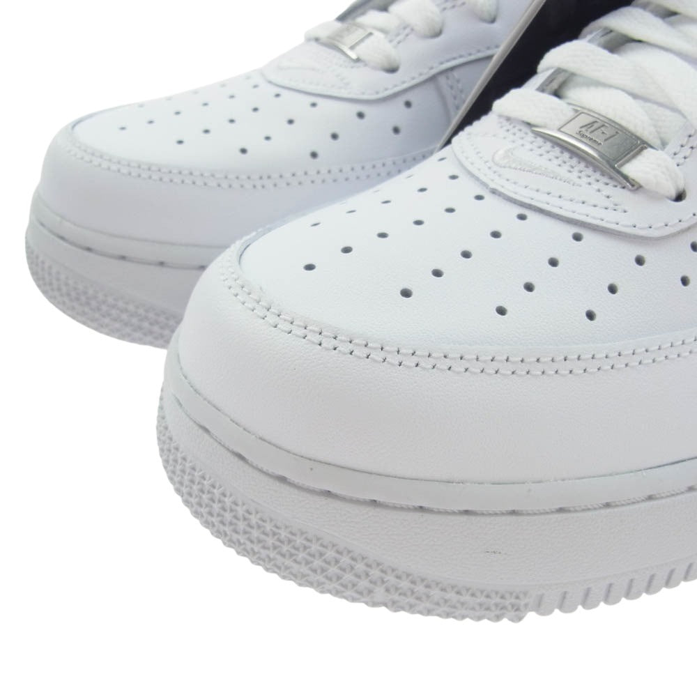 Supreme シュプリーム CU9225-100 × NIKE AIR FORCE 1 LOW エアフォース 1 ローカットスニーカー ホワイト ホワイト系 27 cm【新古品】【未使用】【中古】