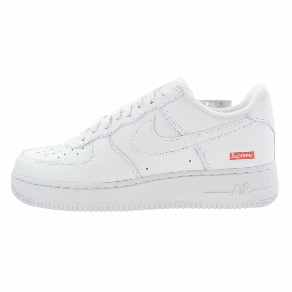 Supreme シュプリーム CU9225-100 × NIKE AIR FORCE 1 LOW エアフォース 1 ローカットスニーカー ホワイト ホワイト系 27cm【新古品】【未使用】【中古】