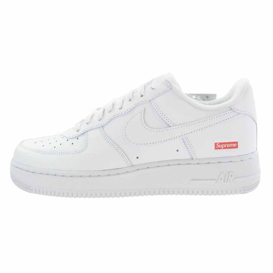Supreme シュプリーム CU9225-100 × NIKE AIR FORCE 1 LOW エアフォース 1 ローカットスニーカー ホワイト ホワイト系 27cm【新古品】【未使用】【中古】