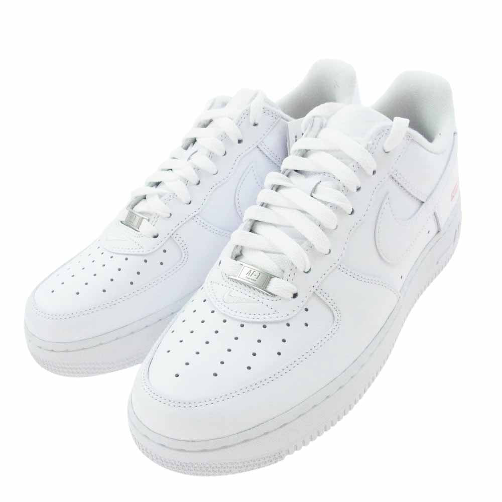 Supreme シュプリーム CU9225-100 × NIKE AIR FORCE 1 LOW エアフォース 1 ローカットスニーカー ホワイト ホワイト系 27cm【新古品】【未使用】【中古】