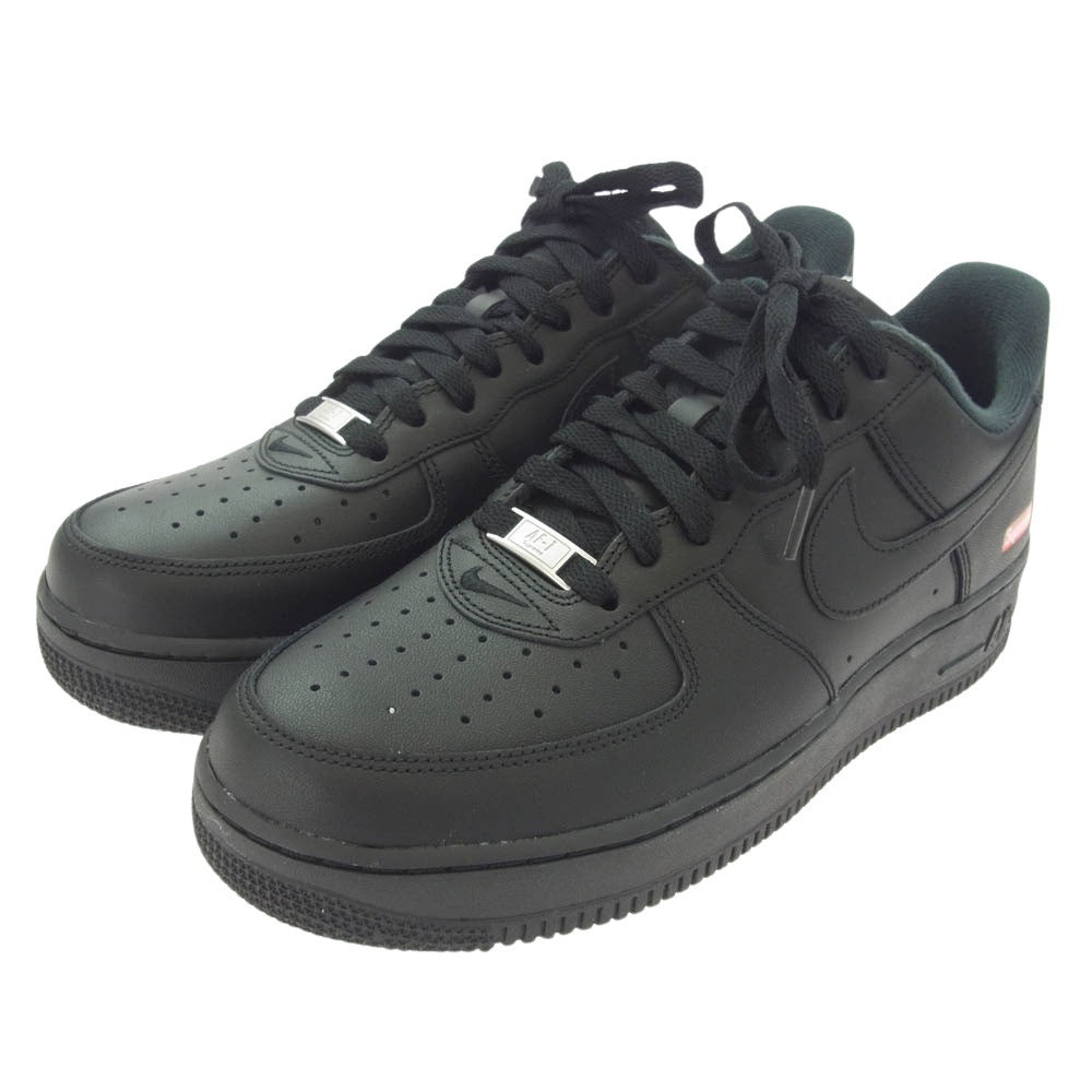 Supreme シュプリーム CU9225-001 × NIKE AIR FORCE 1 LOW エアフォース 1 ローカットスニーカー ブラック ブラック系 27cm【新古品】【未使用】【中古】