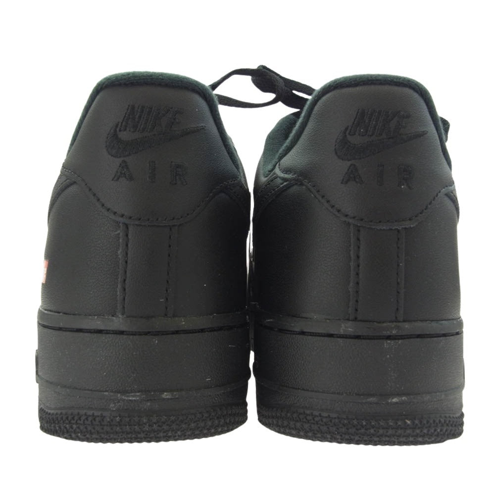 Supreme シュプリーム CU9225-001 × NIKE AIR FORCE 1 LOW エアフォース 1 ローカットスニーカー ブラック ブラック系 27cm【新古品】【未使用】【中古】