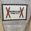 MONCLER GAMME BLEU モンクレール ガムブルー 国内正規品 GIACCA ロゴワッペン 裏地ストライプ テーラードジャケット ブレザー ベージュ ベージュ系 2【中古】