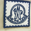 MONCLER GAMME BLEU モンクレール ガムブルー 国内正規品 GIACCA ロゴワッペン 裏地ストライプ テーラードジャケット ブレザー ベージュ ベージュ系 2【中古】