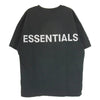 FEAR OF GOD フィアオブゴッド FOG ESSENTIALS エッセンシャルズ リフレクティブ ロゴ プリント ショートスリーブ 半袖 Ｔシャツ ブラック系 M【中古】