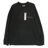 FEAR OF GOD フィアオブゴッド FOG ESSENTIALS エッセンシャルズ ロゴ プリント ロング スリーブ カットソー 長袖 Ｔシャツ ブラック系 M【中古】