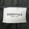 FEAR OF GOD フィアオブゴッド FOG ESSENTIALS エッセンシャルズ SWEAT PANT リフレクティブ ロゴ スウェット パンツ ブラック系 S【中古】