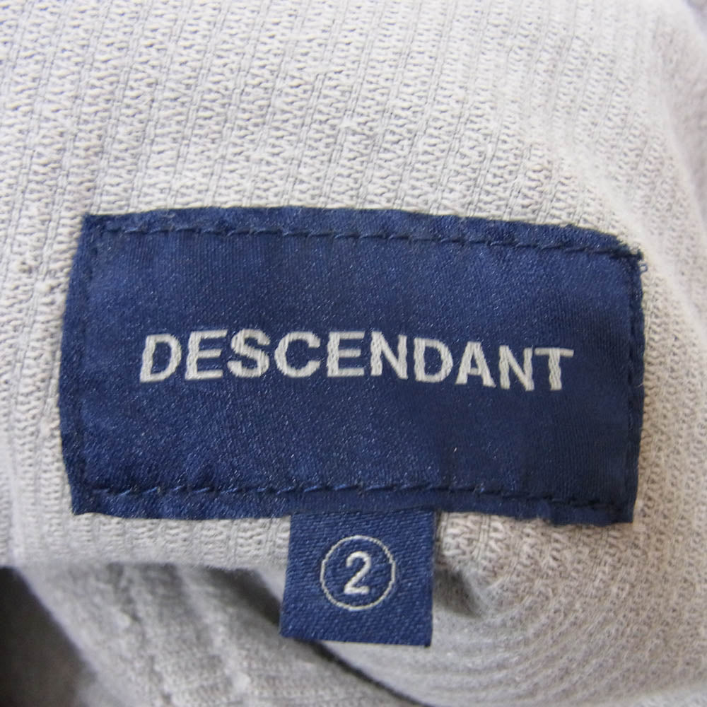 DESCENDANT ディセンダント 19SS 191TQDS-PTM02 TETTY CORDUROY SHORTS ウォッシュ加工 コーデュロイ ショート パンツ 2 グレー系 M【中古】