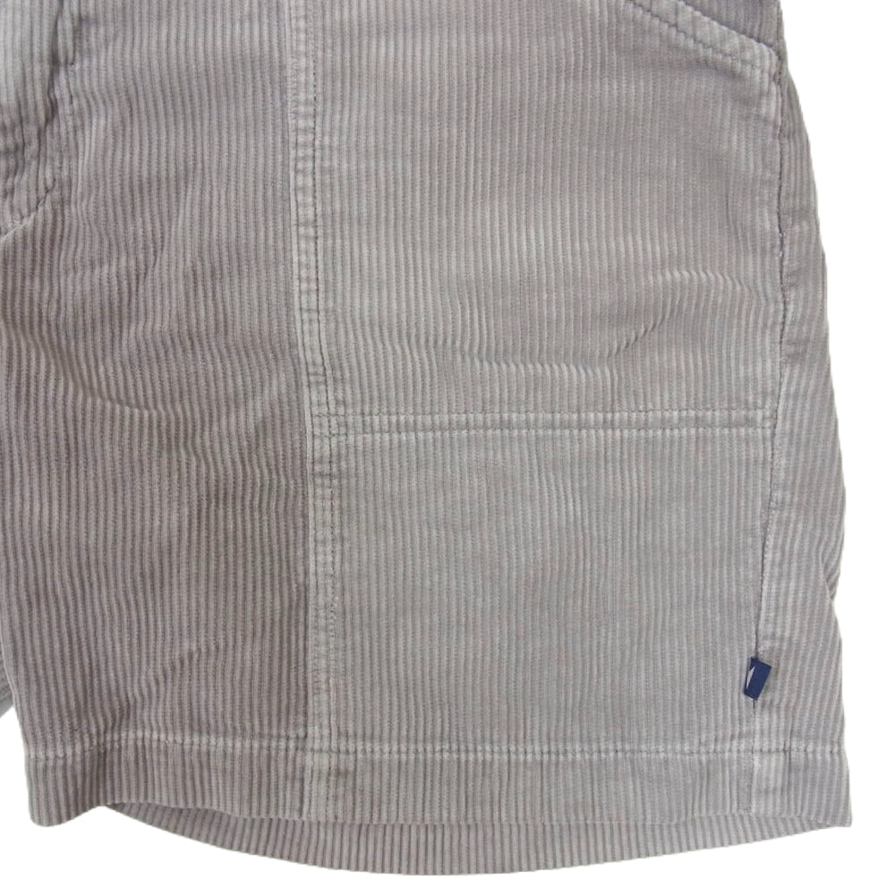DESCENDANT ディセンダント 19SS 191TQDS-PTM02 TETTY CORDUROY SHORTS ウォッシュ加工 コーデュロイ ショート パンツ 2 グレー系 M【中古】
