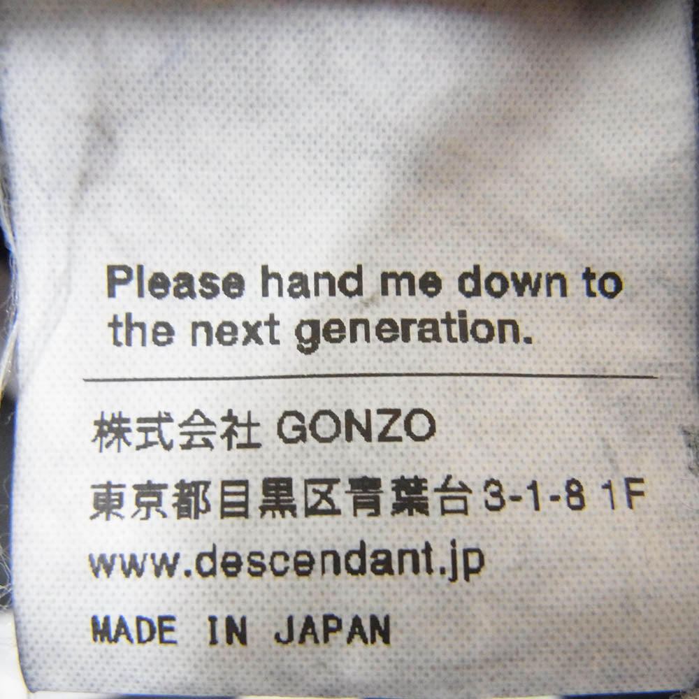 DESCENDANT ディセンダント 20SS CETUS MIAMI CAP ウォッシュ 加工 コットンツイル 6パネル キャップ ブラック系【中古】