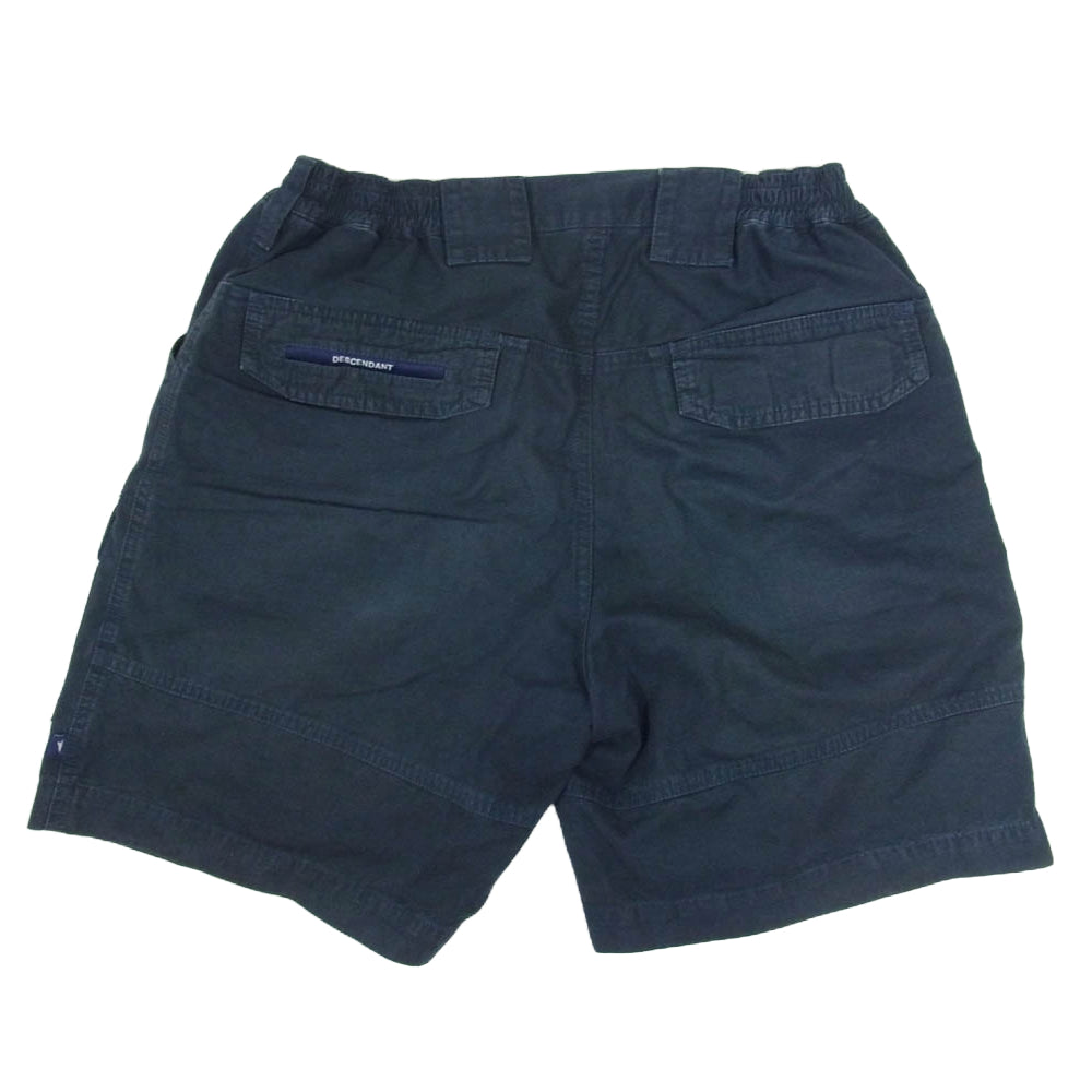 DESCENDANT ディセンダント 19SS 191TQDS-PTM03 cicada twill shorts ツイル 6ポケット カーゴ ショーツ ネイビー 2 ネイビー系 2【中古】