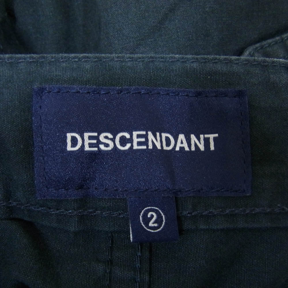 DESCENDANT ディセンダント 19SS 191TQDS-PTM03 cicada twill shorts ツイル 6ポケット カーゴ ショーツ ネイビー 2 ネイビー系 2【中古】