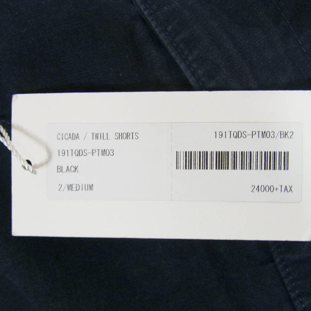 DESCENDANT ディセンダント 19SS 191TQDS-PTM03 cicada twill shorts ツイル 6ポケット カーゴ ショーツ ネイビー 2 ネイビー系 2【中古】