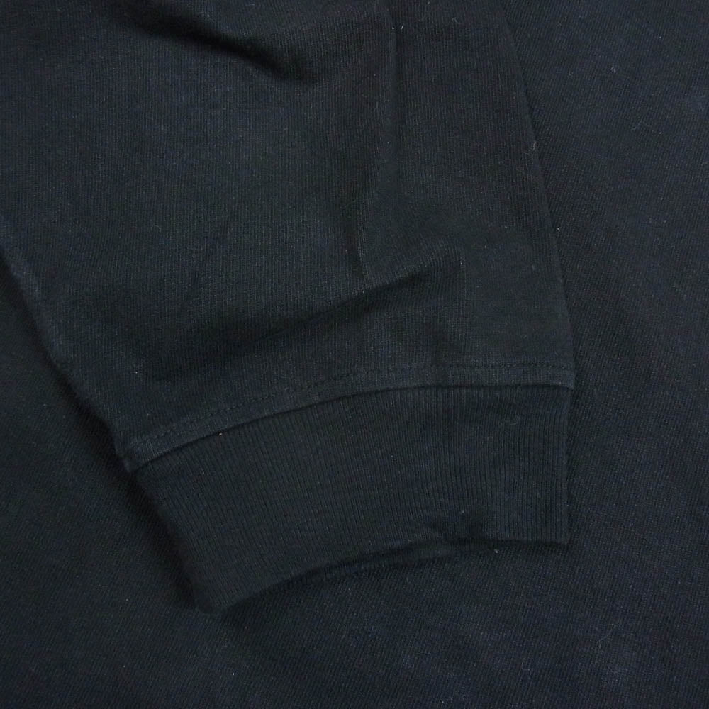 WTAPS ダブルタップス 241ATDT-CSM20 OBJ 05 LS COTTON. FORTLESS ロゴ プリント ロングスリーブ 長袖 Tシャツ ブラック系 02【中古】
