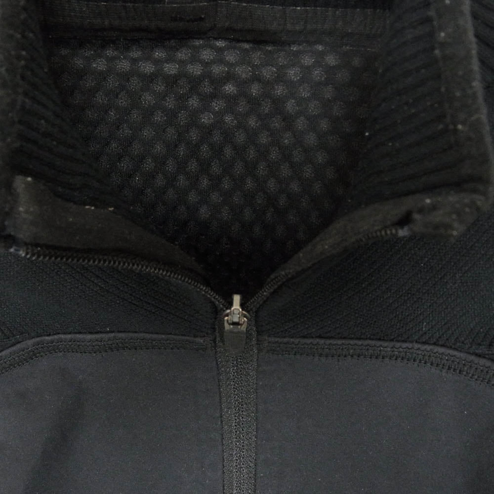 NIKE ナイキ 658477-010 x Undercover Gyakusou Engineered Knit Sleeve Jacket エンジニアニット コンビ ストレッチ ジャケット ブラック系 M【中古】