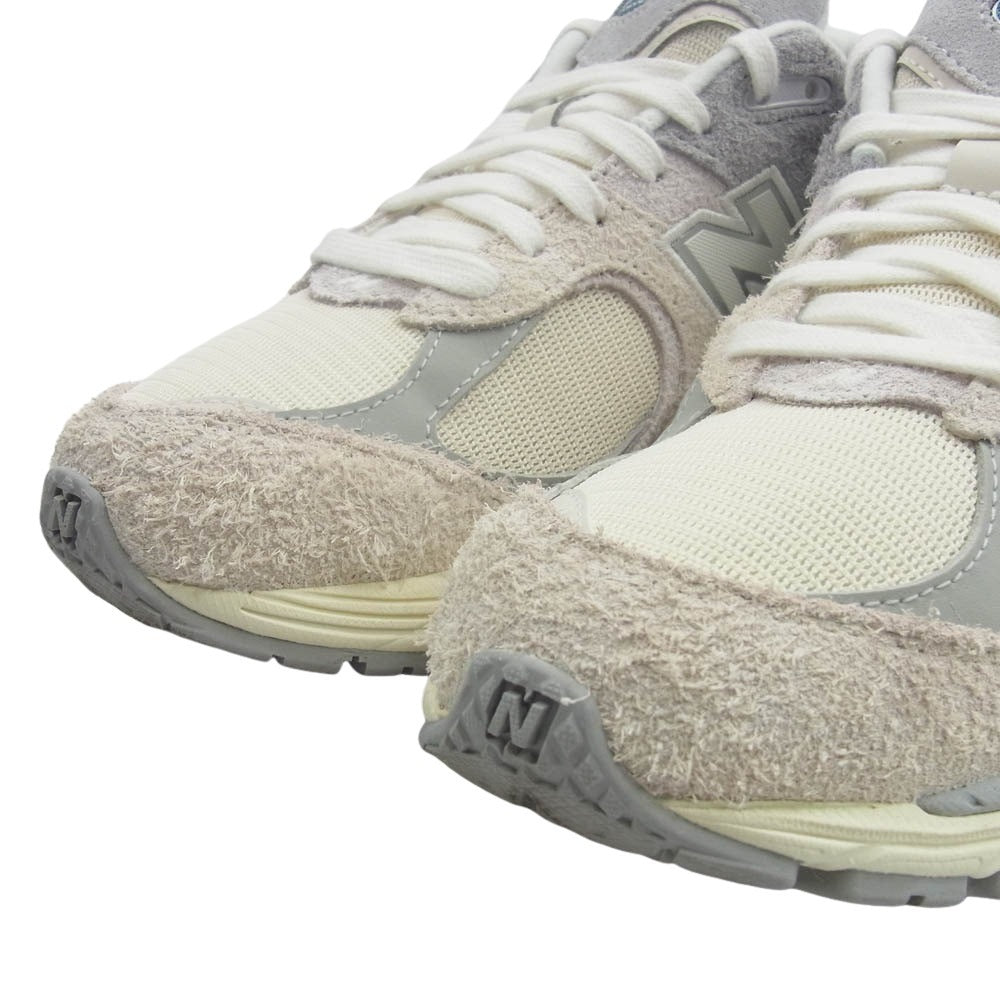 NEW BALANCE ニューバランス M2002REK スエード スニーカー ホワイト系 25.5cm【中古】