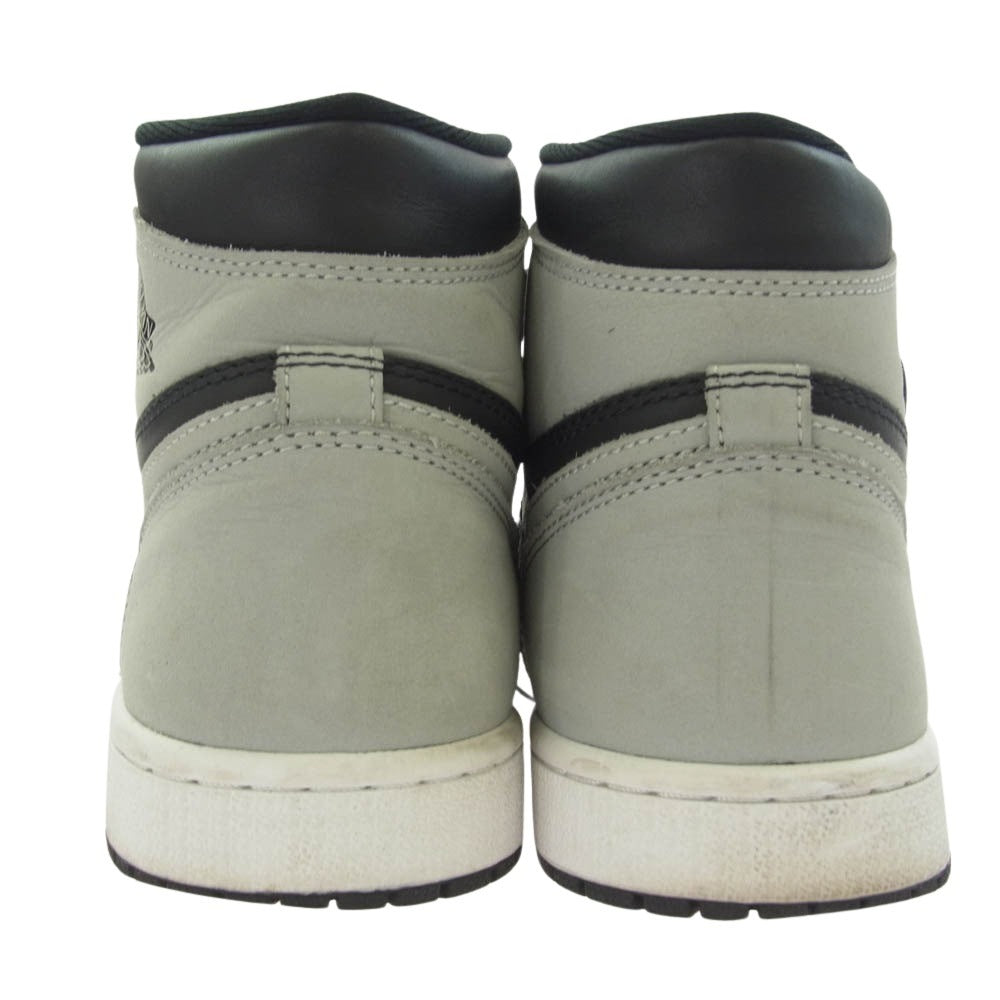 NIKE ナイキ 555088-035 AIR JORDAN 1 RETRO HIGH OG SHADOW 2.0 エアジョーダン1 シャドウ 2.0 ハイカットスニーカー ブラック系 グレー系 25.5cm【中古】
