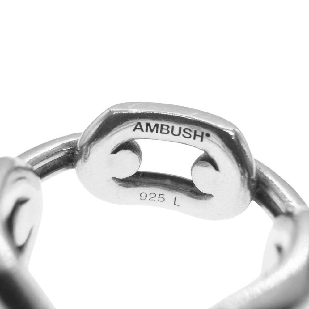 AMBUSH アンブッシュ CHAIN RING 2 チェーン リング Lサイズ シルバー系 16.5号【中古】