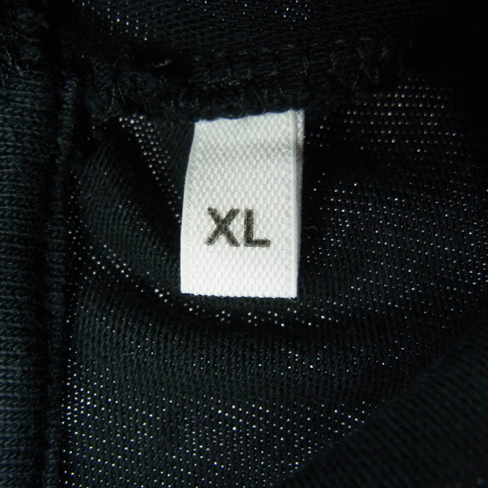 AMI PARIS アミパリス ハートロゴ クルーネック スウェット トレーナー ブラック系 XL【中古】