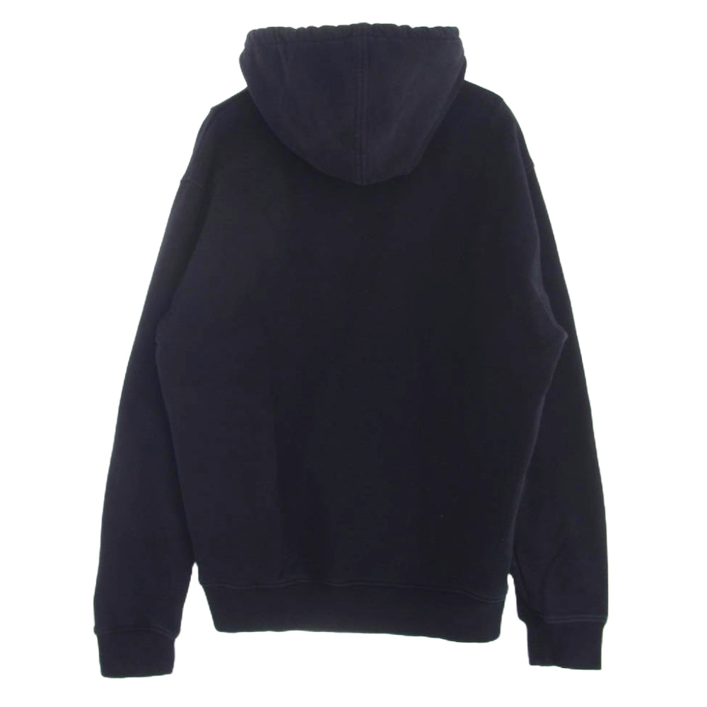 AMI PARIS アミパリス ハートロゴ プルオーバー パーカー フーディ ブラック系 XXL【中古】
