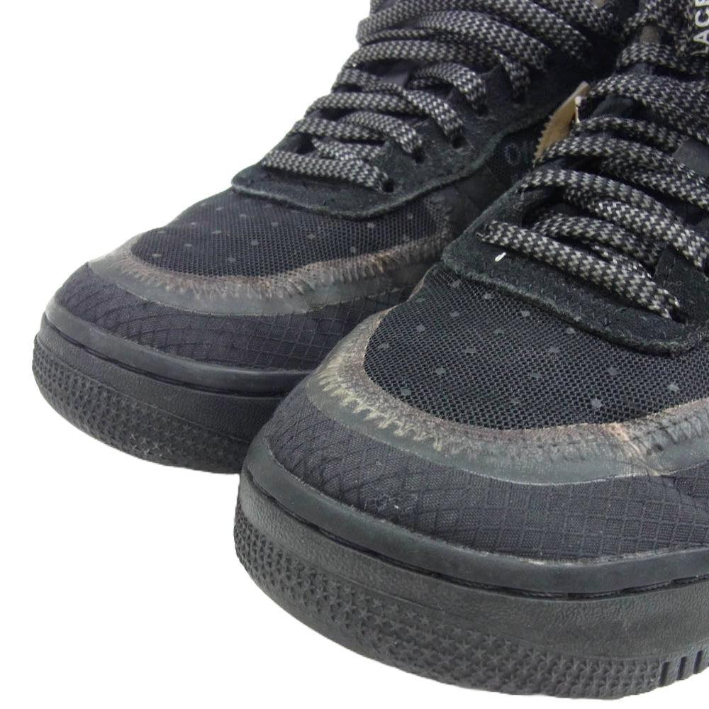 NIKE ナイキ AO4606-001 OFF-WHITE オフホワイト THE 10 ザテン AIR FORCE 1 LOW BLACK エアフォース 1 ローカットスニーカー ブラック系 25.5cm【中古】