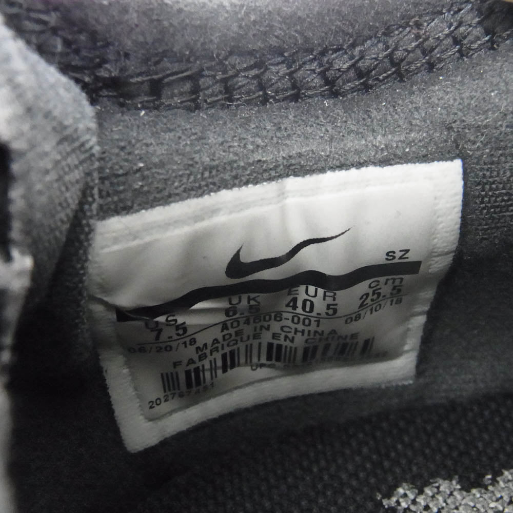 NIKE ナイキ AO4606-001 OFF-WHITE オフホワイト THE 10 ザテン AIR FORCE 1 LOW BLACK エアフォース 1 ローカットスニーカー ブラック系 25.5cm【中古】