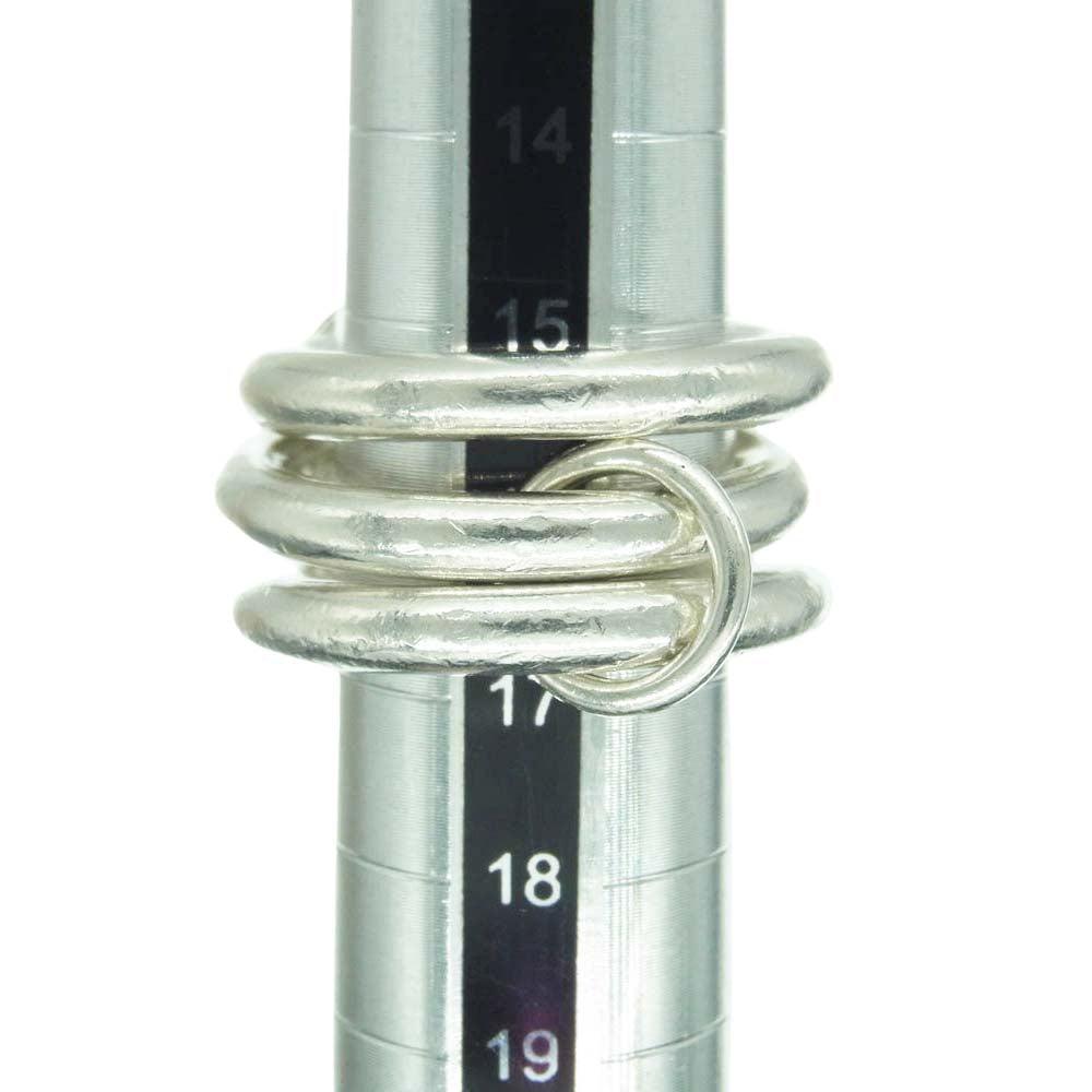 Spinelli Kilcollin スピネリキルコリン MERCURY マーキュリー 3連 シルバー リング シルバー系 17号【中古】