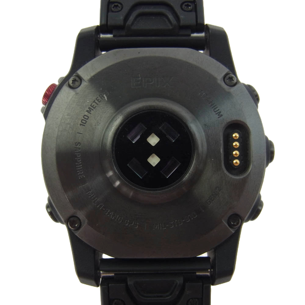 ガーミン 010-02582-15 epix Sapphire GEN2 ULTIMATE ACTIVE GPS SMARTWATCH EPIX スマートウォッチ 腕時計 ブラック系【中古】