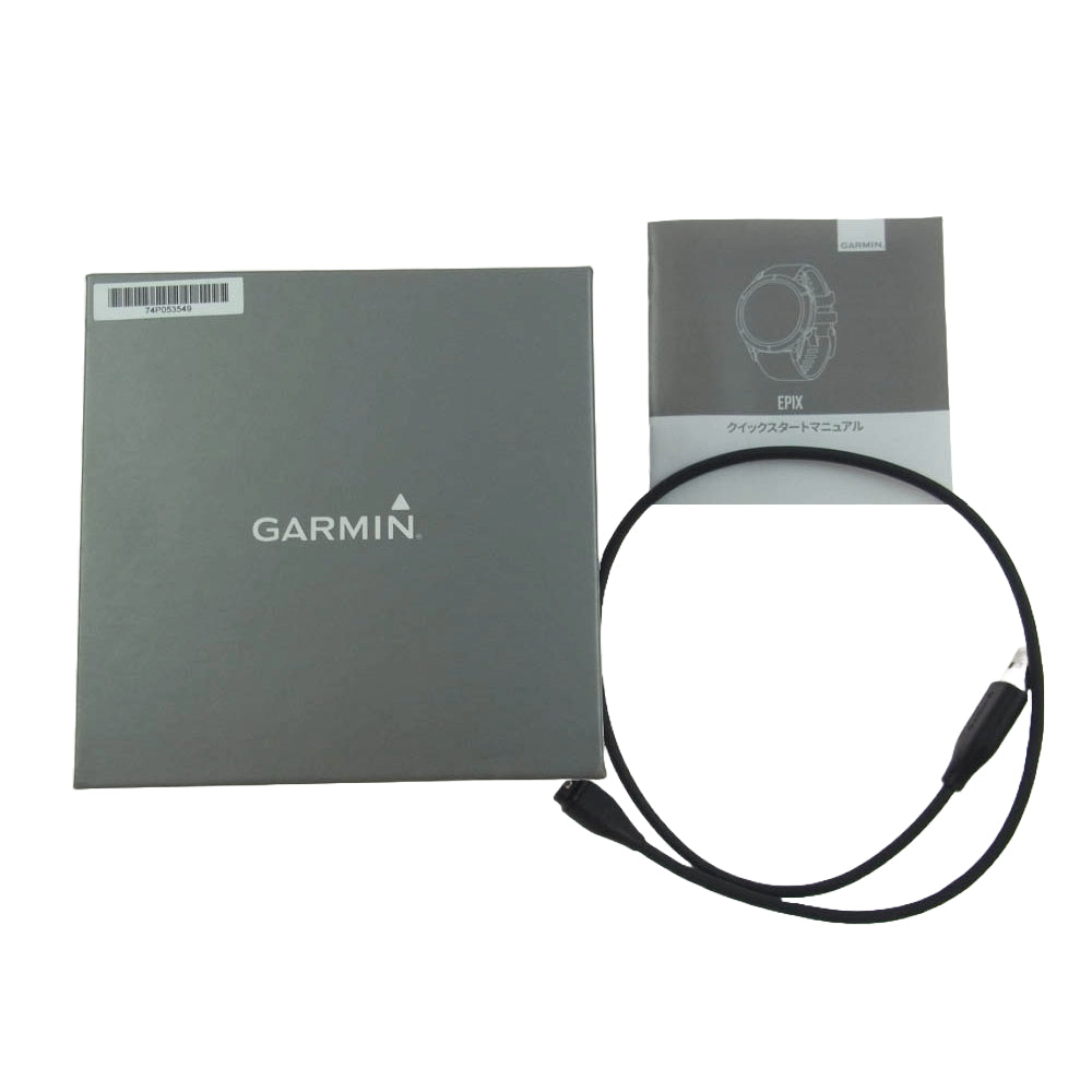 ガーミン 010-02582-15 epix Sapphire GEN2 ULTIMATE ACTIVE GPS SMARTWATCH EPIX スマートウォッチ 腕時計 ブラック系【中古】
