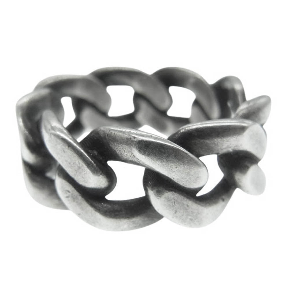 MAISON MARGIELA メゾンマルジェラ SI8UQ0004 11ライン Chain Ring チェーン リング シルバー系 22号【中古】