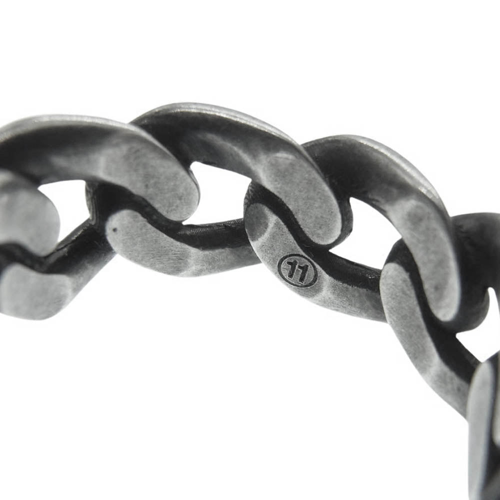 MAISON MARGIELA メゾンマルジェラ SI8UQ0004 11ライン Chain Ring チェーン リング シルバー系 22号【中古】