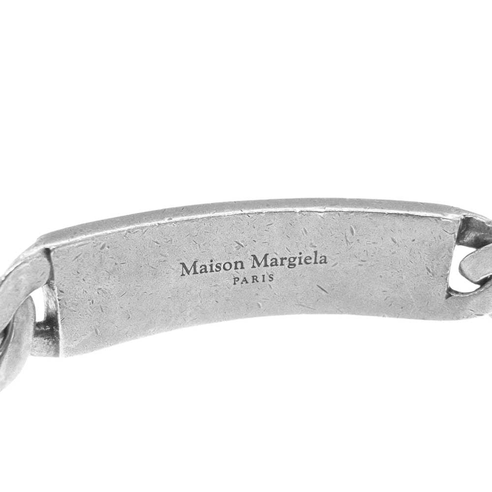MAISON MARGIELA メゾンマルジェラ SM1UY0039 11ライン チェーン ID ブレスレット 約20cm シルバー系【中古】
