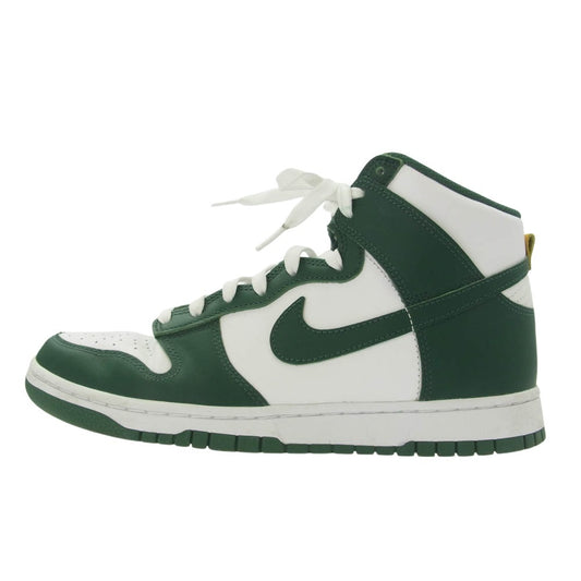 NIKE ナイキ DD1399-300 DUNK HI RETRO NOBLE GREEN ダンク レトロ ハイカットスニーカー ノーブルグリーン ホワイト系 グリーン系 27cm【中古】