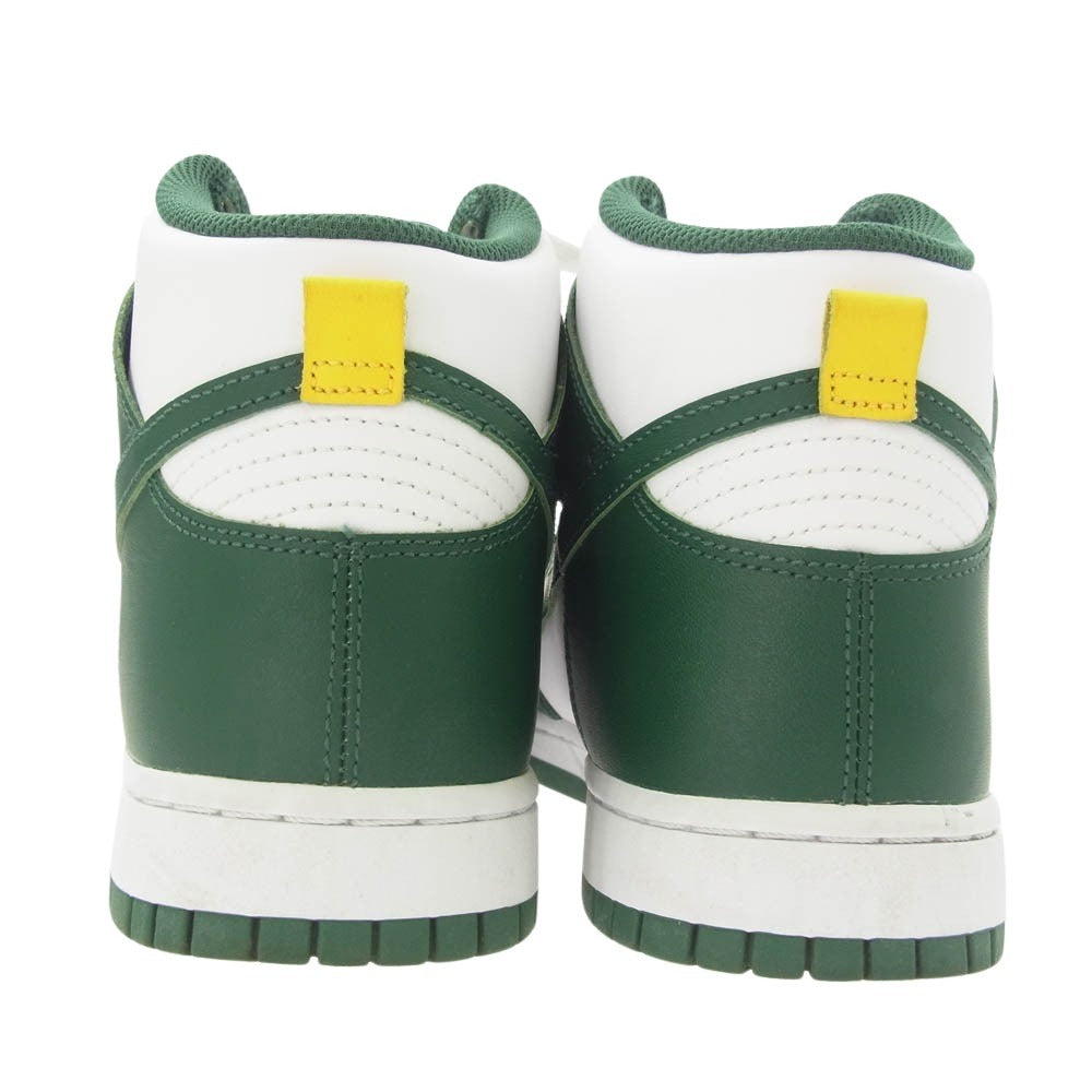 NIKE ナイキ DD1399-300 DUNK HI RETRO NOBLE GREEN ダンク レトロ ハイカットスニーカー ノーブルグリーン ホワイト系 グリーン系 27cm【中古】